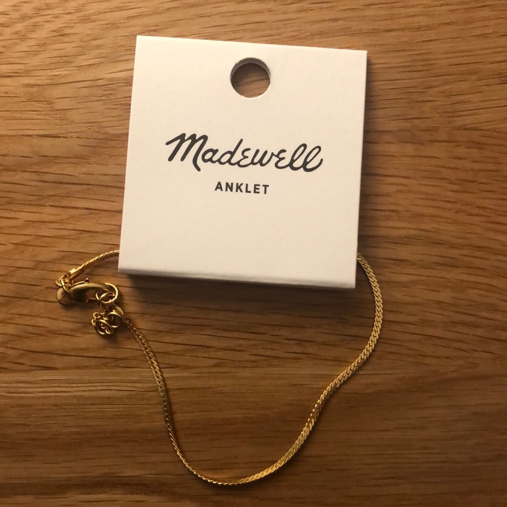 Madewell Gold Chain Anklet
